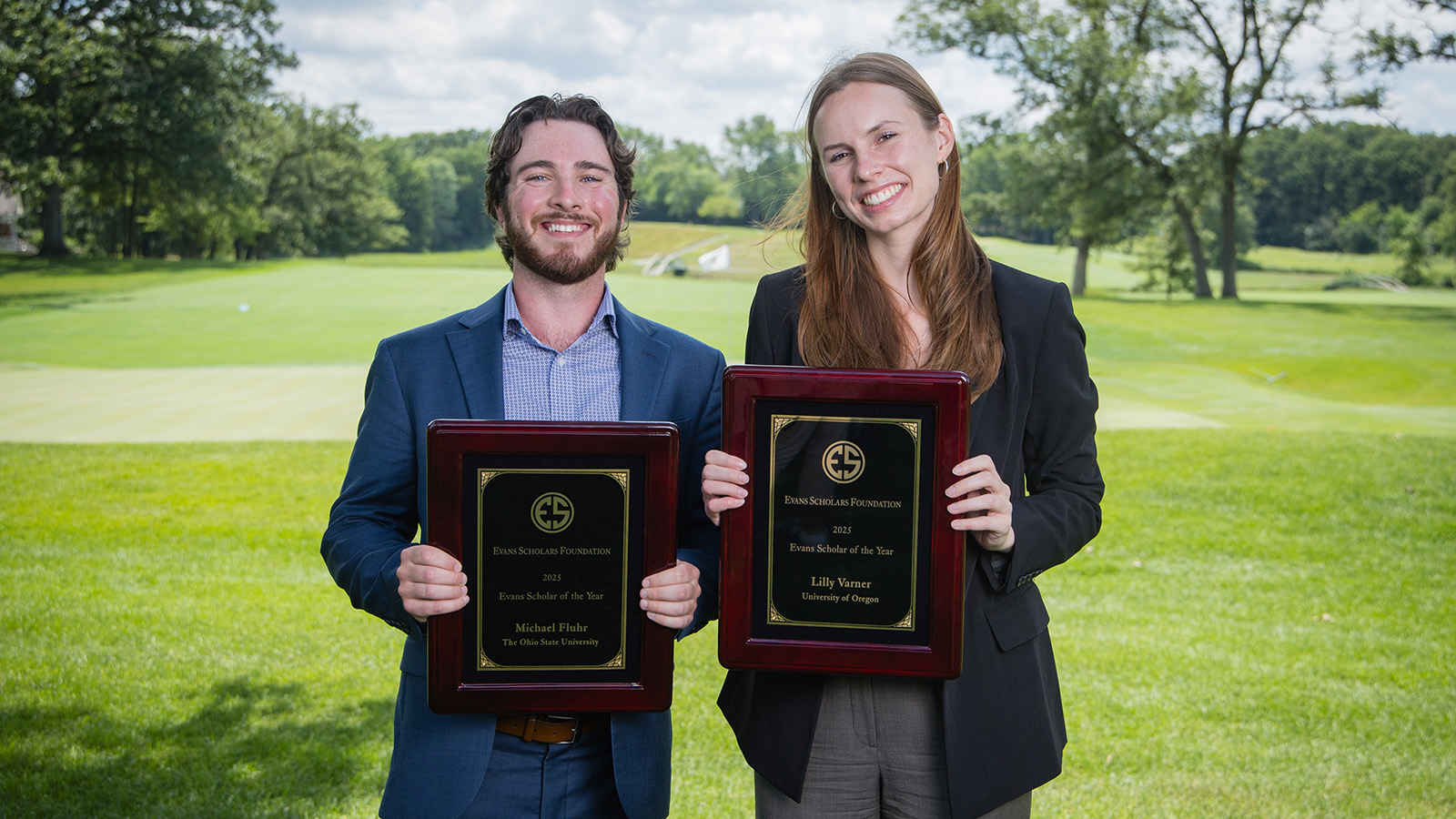 Michael Fluhr and Lilly Varner named Scholars of the Year