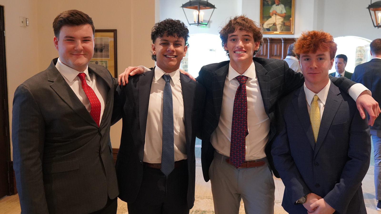 Four caddies from New York