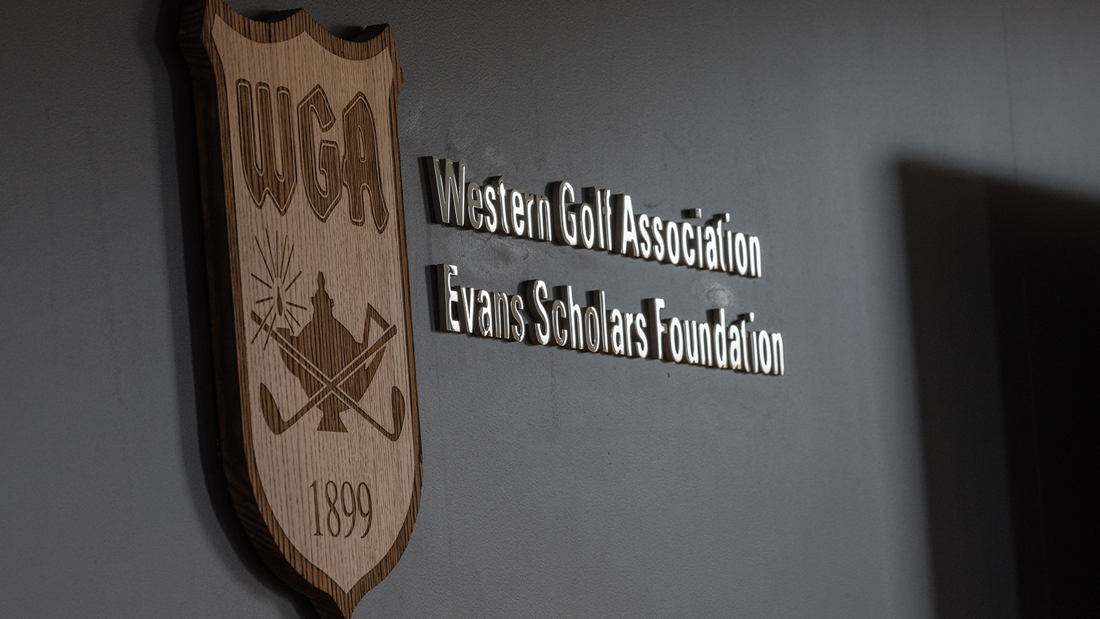 WGAESF logo on a wall