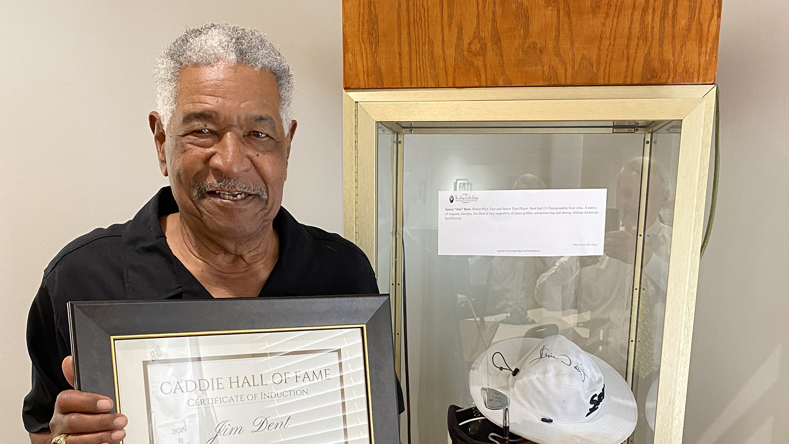 Jim Dent inducted into Caddie Hall of Fame