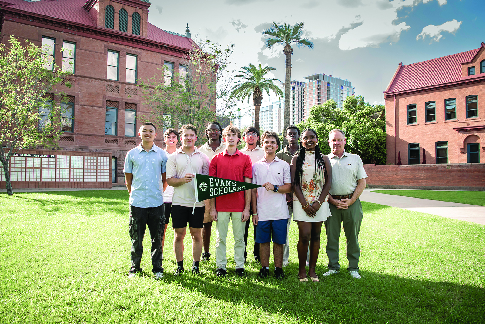 Inaugural class of Evans Scholars begins school at Arizona State University